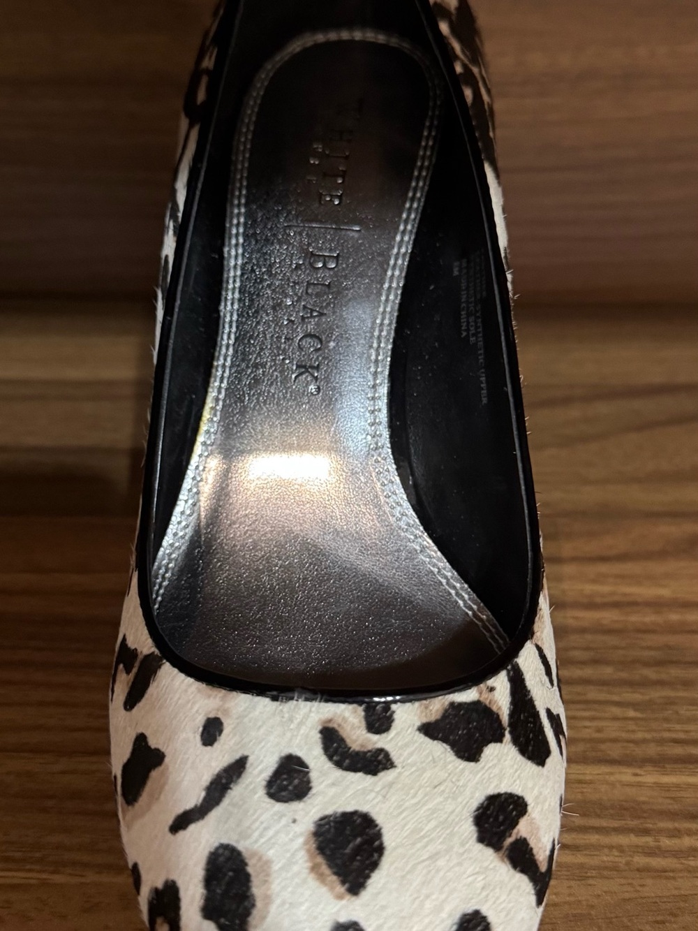 White House Black Market leopard Panther heels shoes - Picture 5 of 6